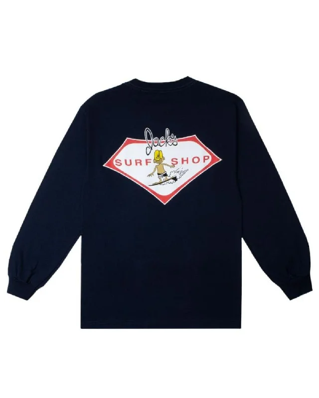 men's oversized t-shirts-Little Dude Classic L/S Tee