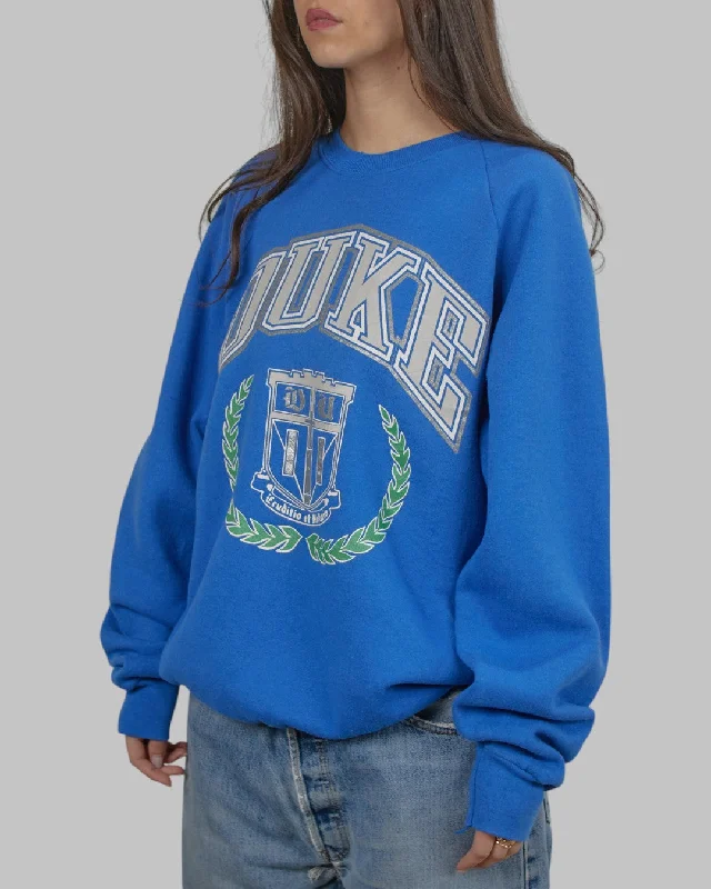 men's weekend sweatshirts-(L) 90s Duke Blue Devils