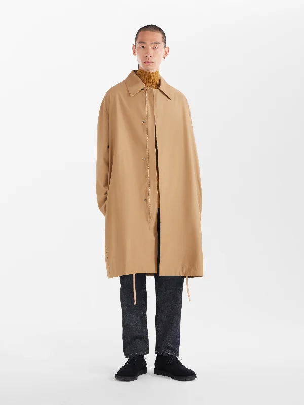 men's vacation coats-DRIVE COAT IN TAN