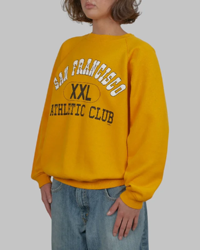 men's lounge sweatshirts-(M) 80s San Francisco Athletic Club