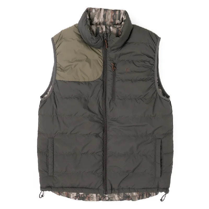 men's outdoor vests-Duck Camp DryDown Reversible Vest