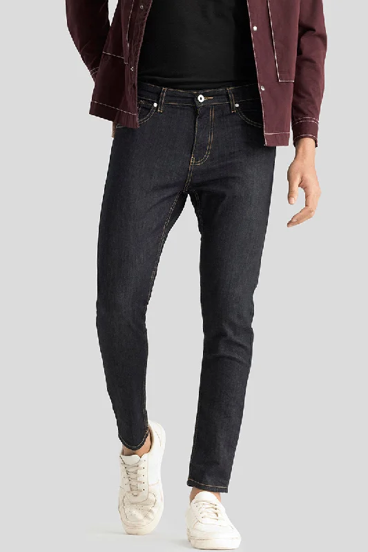 men's eco-friendly pants-Kenni Raw Indigo Skinny Jeans