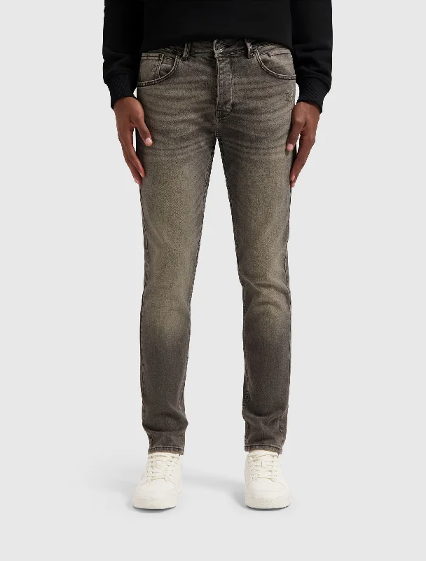 men's workout pants-The Ryan Slim Fit Jeans | Denim Mid Grey