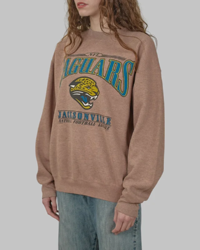 men's regular fit sweatshirts-(L) 90s Jacksonville Jaguars