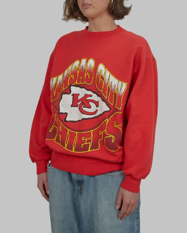 men's fall sweatshirts-(S) 90s Kansas City Chiefs