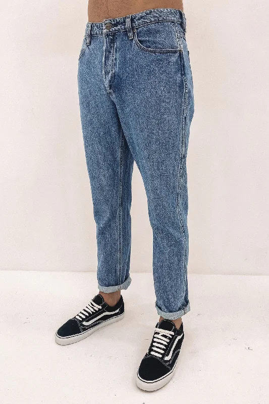 men's flat front pants-Eazy Straight Jean Stone Ride