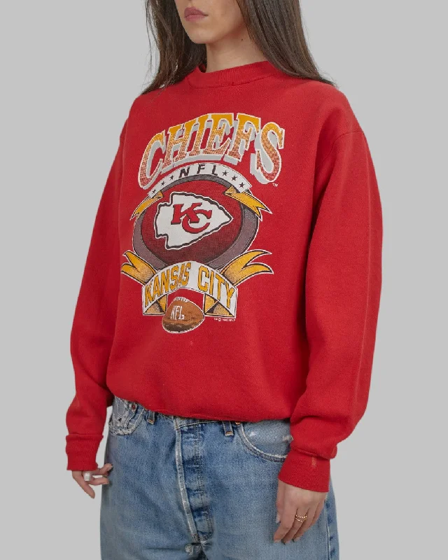 men's versatile sweatshirts-(S/M) 90s Kansas City Chiefs