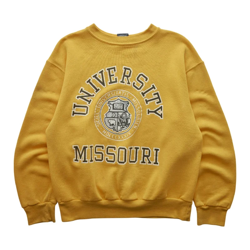 men's oversized sweatshirts-(M) 90s Mizzou Tigers