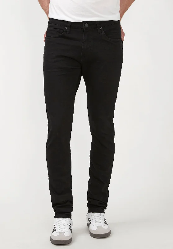 men's denim jeans-Skinny Max Men's Jeans in Midnight Wax Black - BM16780