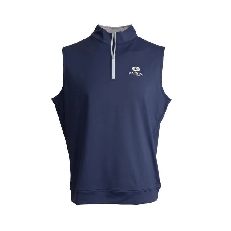 men's golf vests-Galway Performance 1/4 Zip Vest- All Logos