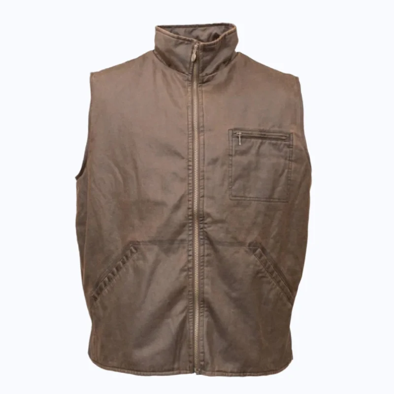 men's regular fit vests-Outback Trading Men's Canyonland Sawbuck Vest