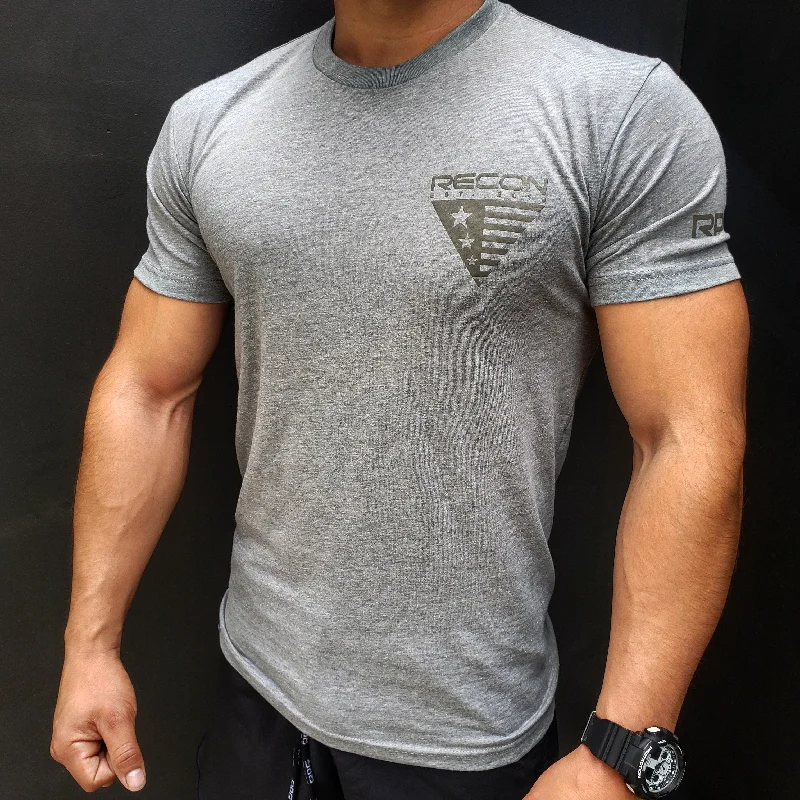 men's spring t-shirts-RECON PERFORMANCE GEAR MEN'S "FREEDOM" GRAPHIC TEE.