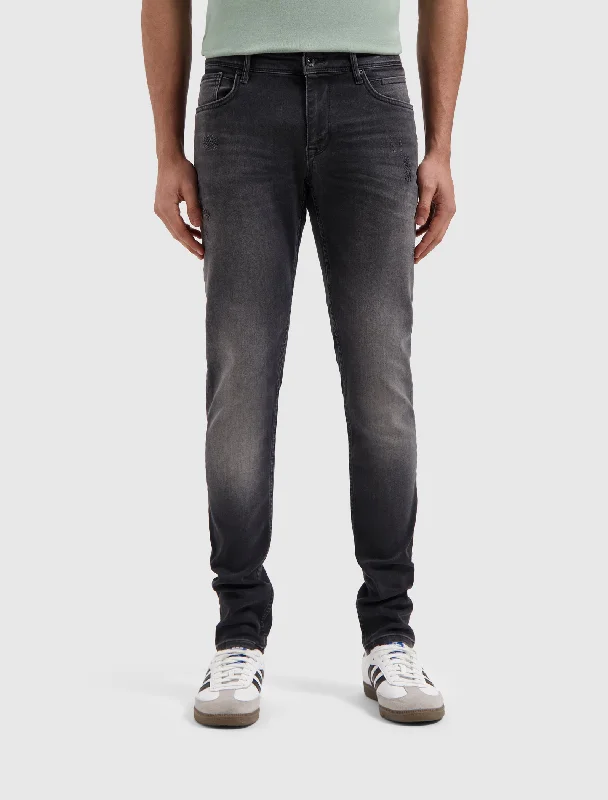 men's stylish fit pants-The Jone Skinny Fit Jeans | Denim Dark Grey