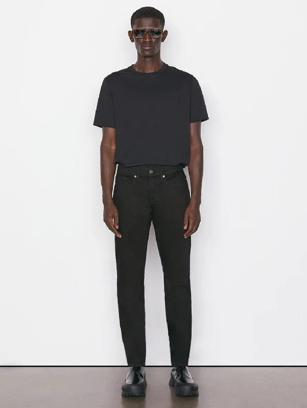 men's running pants-L'Homme Slim Jean - Noir