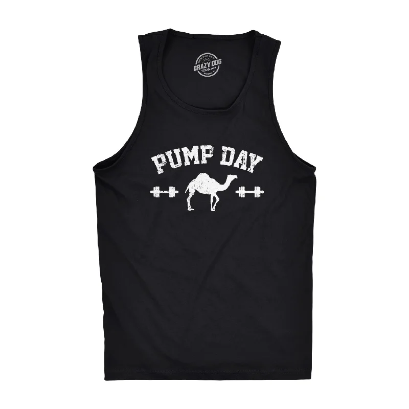 men's tank top sleeveless shirt-Pump Day Men's Tank Top