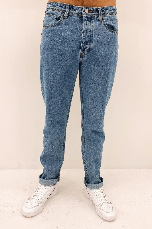 men's straight leg pants-A 90s Relaxed Jean Death Disco