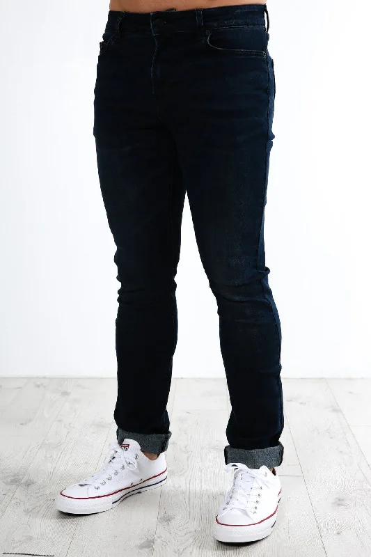 men's high rise pants-R2 Slim & Narrow Jean Curbside Blue