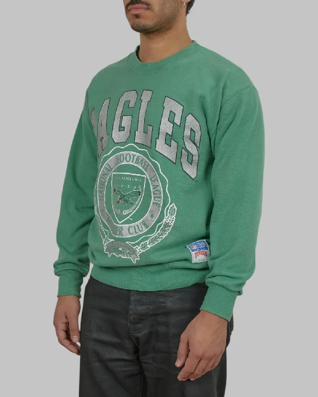 men's recycled sweatshirts-(M) 90s Philadelphia Eagles