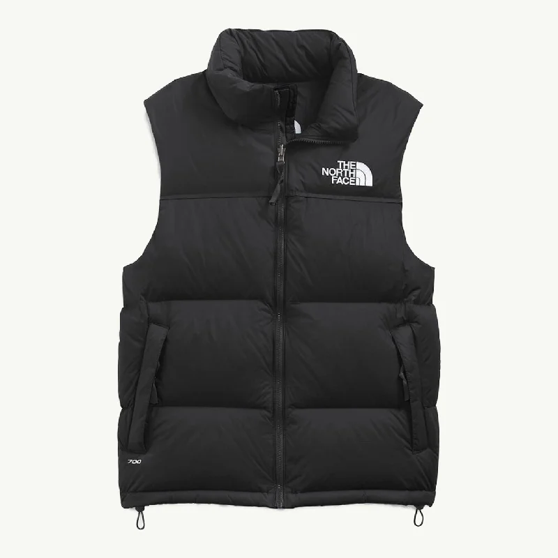 men's striped vests-96 Retro Nuptse Vest - TNF Black