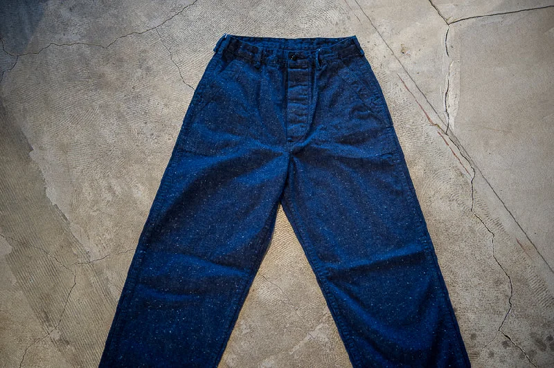 men's wool trousers-□Pre-Order□ Seamens Trousers/ One-Washed