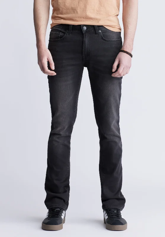 men's tapered pants-Slim Ash Men's Freedom Flex Jeans, Worked and Sanded - BM22985