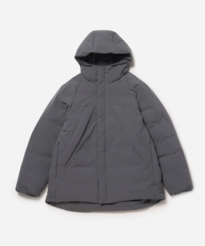 men's parka jackets-Allied Down Hooded Blouson