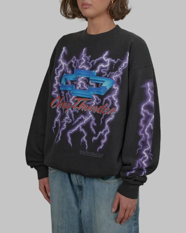 men's sustainable sweatshirts-(M) 90s Chevy Thunder