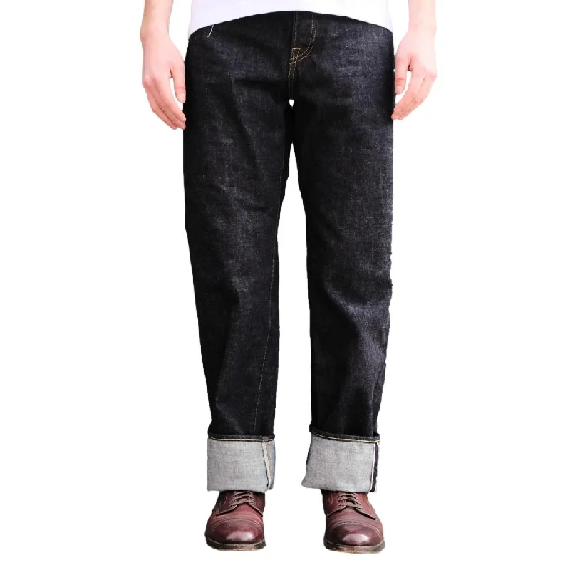 men's linen trousers-Momotaro "Classic" Selvedge Jeans (Regular Straight)