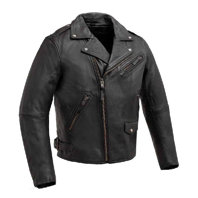 men's field jackets-Enforcer Men's Motorcycle Leather Jacket