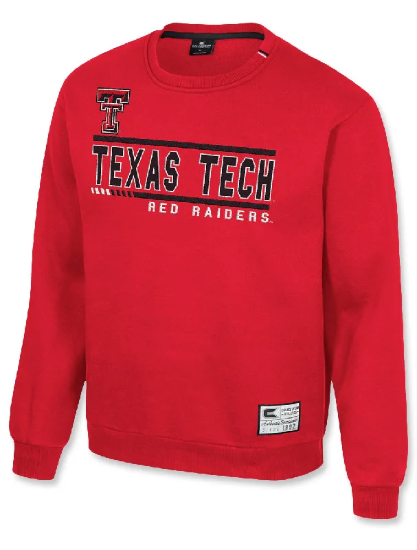 men's everyday sweatshirts-Arena Texas Tech "I'll Be Back" Men's Sweatshirt