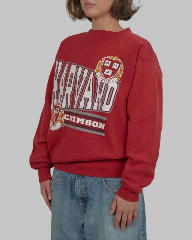 men's travel sweatshirts-(M) 90s Harvard University