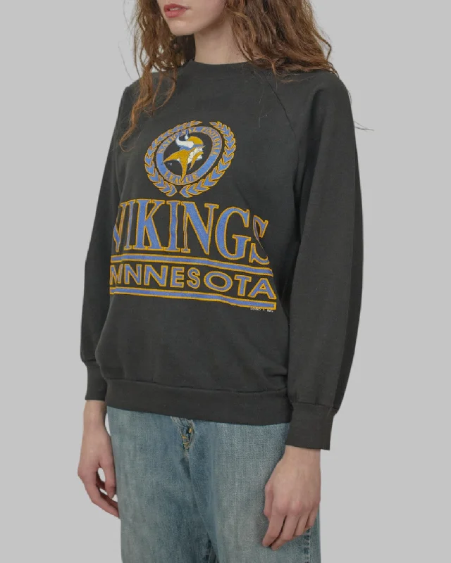 men's relaxed fit sweatshirts-(S) 80s Minnesota Vikings