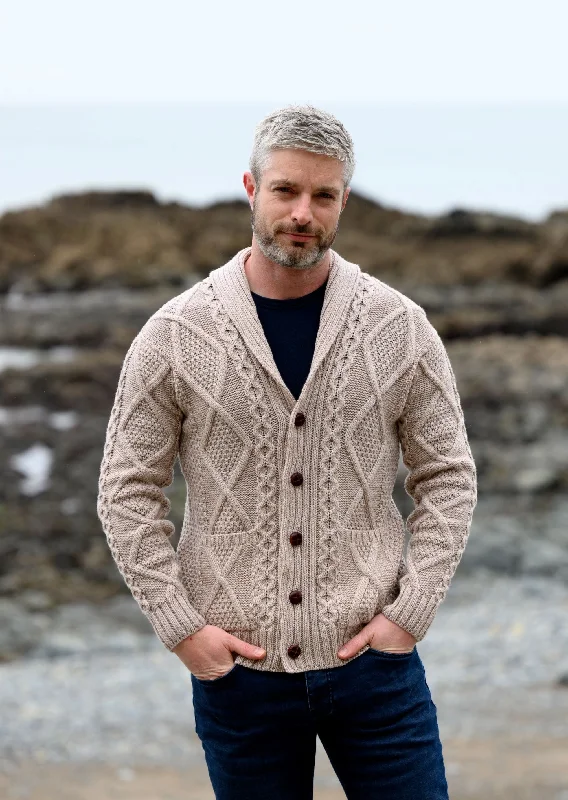 men's spring sweaters-Men's Shawl Button Cardigan | Parsnip