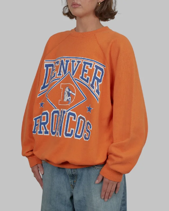 men's hunting sweatshirts-(L) 80s Denver Broncos