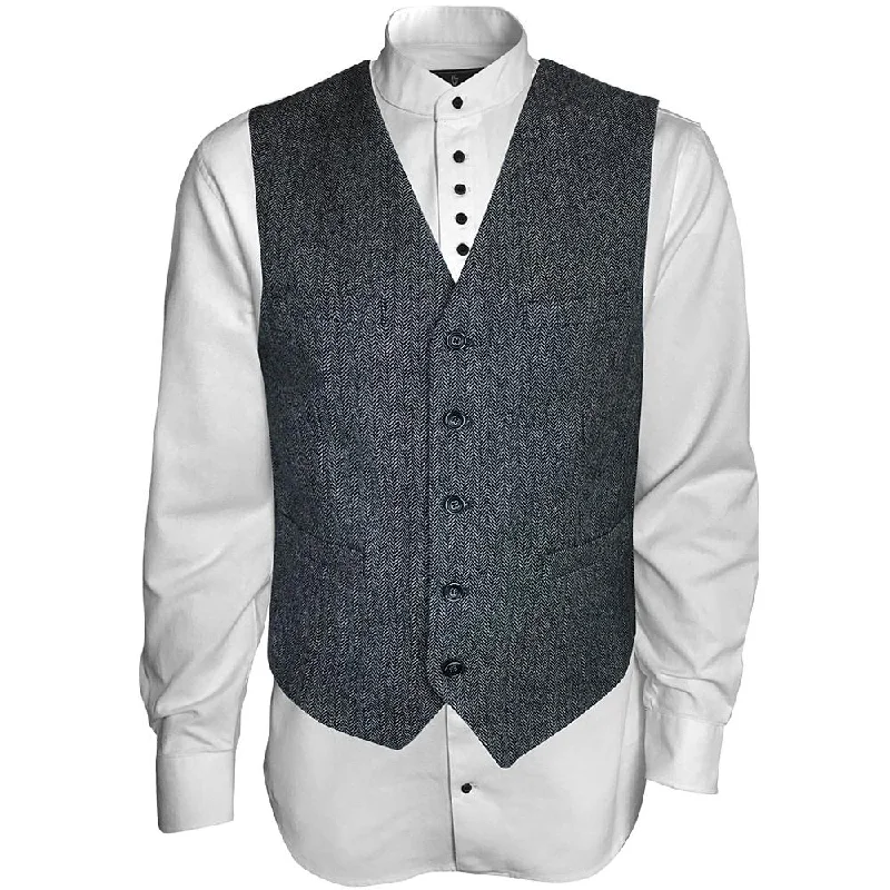 men's checked vests-Celtic Ranchwear 50% Wool Blend Vest