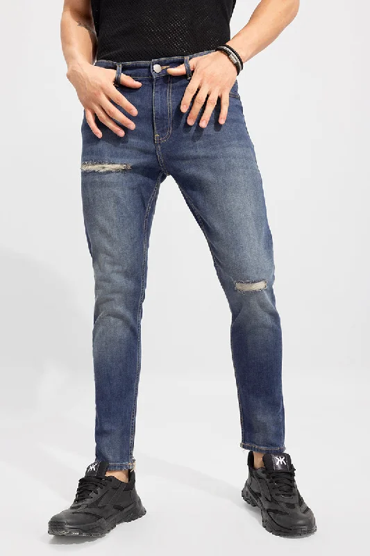 men's lightweight pants-Cross Fraye Blue Skinny Jeans