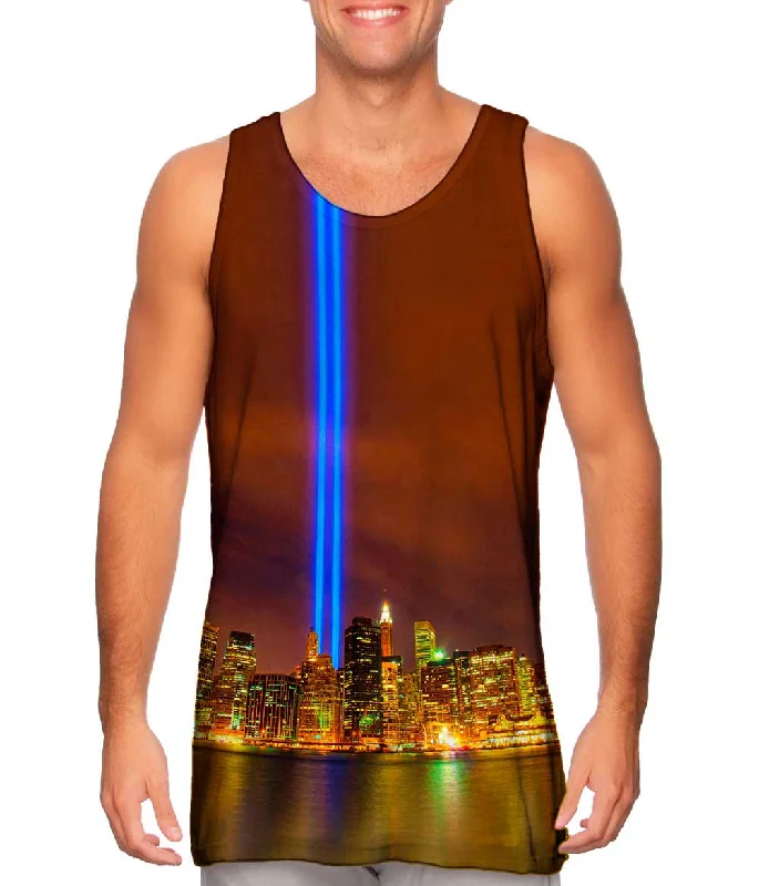 men's tank top all season-World Trade Center Tribute In Light