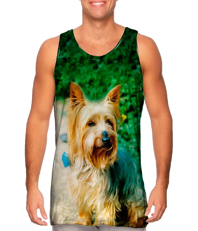 men's tank top durable-Yorkshire Terrier