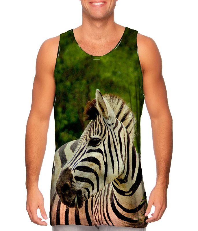 men's tank top for yoga-Zebra Africa