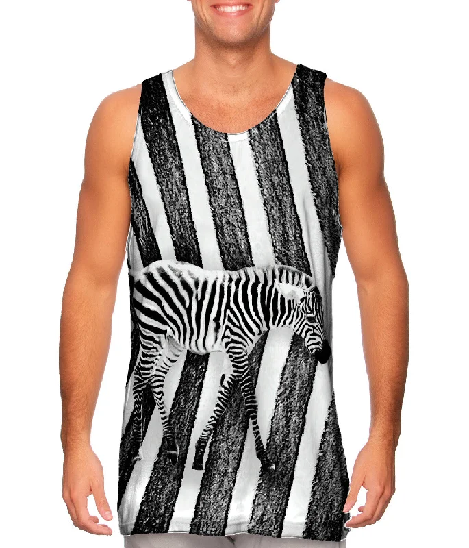 men's tank top moisture wicking-Zebra Crossing